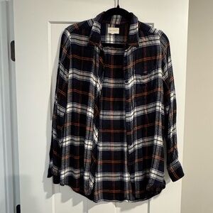 Melloday flannel button up women’s shirt size Small